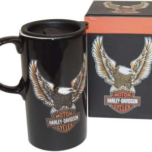 Harley-Davidson Travel Latte Mug, Bar & Shield Eagle Tall Boy, 21 oz. 3TBT4907