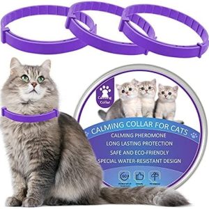 Wustentre Calming Airtag Holder for Dog Collar – 2 Pack Calming Airtag Case with Natural Calming Pheromone for Anxiety Relief for Dogs, Lavender Calming Airtag Collar for Dogs (Collar not Included)