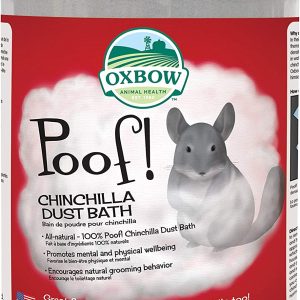 Oxbow Animal Health Poof! Bain de poussière pour Chinchilla Pot de 1,1 kg