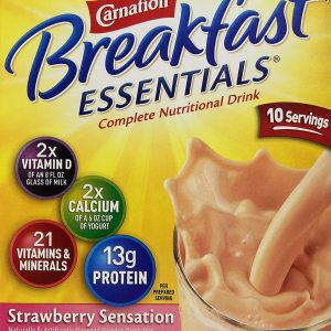 Carnation Breakfast essentials nutrional drink mix – strawberry sensation