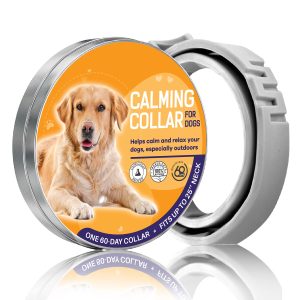Calming Collar for Dogs 25 Inches – Adjustable Dog Calming Collar – Anti-anxiety Calming Collar Waterproof – Relieve Anxiety Dog Calming up to 60 Days – Pheromone Dog Collar